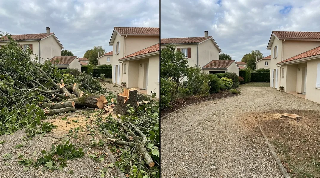 Résultat élagage en Gironde — Elagage Pessac